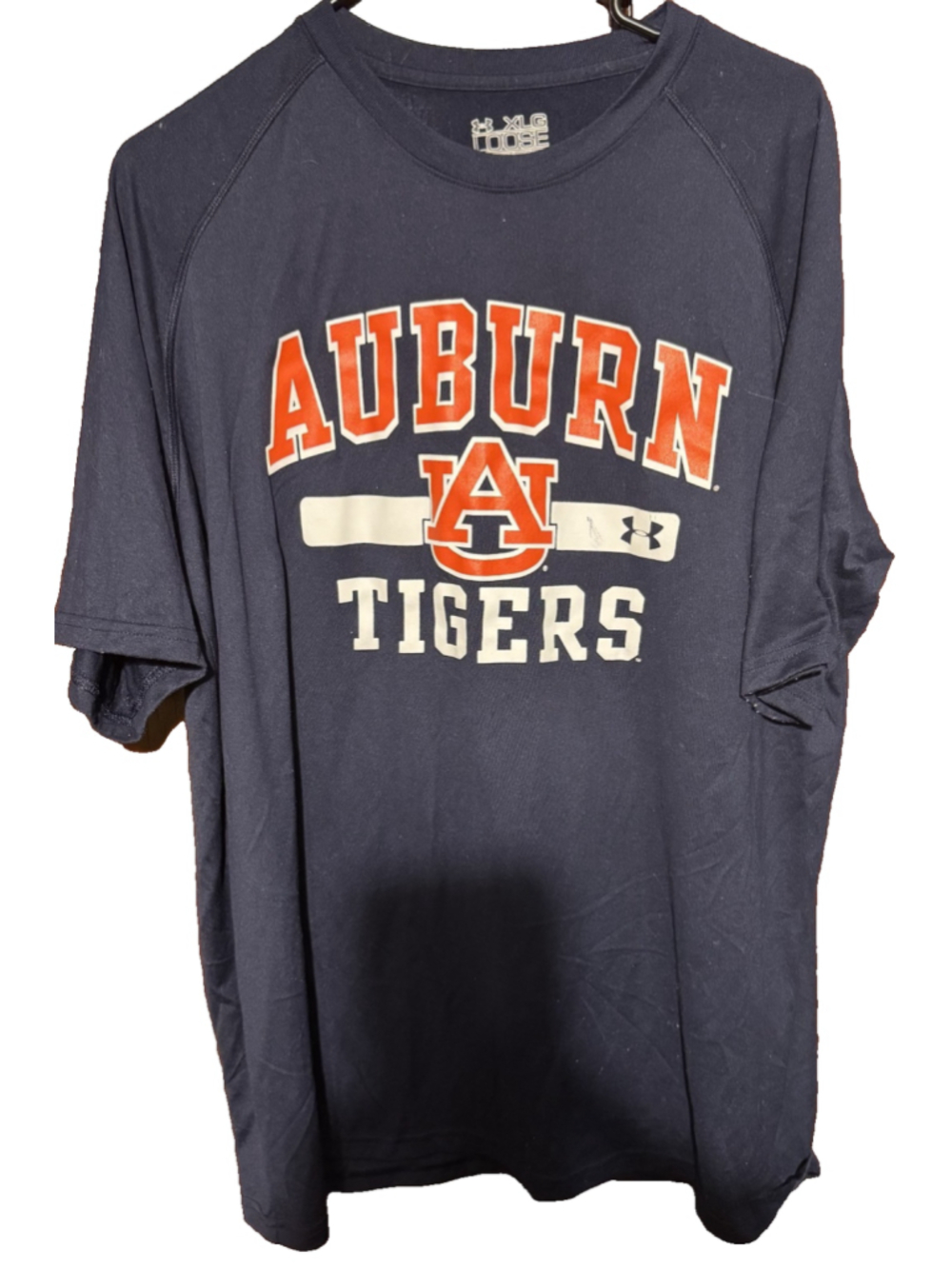 Auburn Tigers under Armour T-Shirt Blue Men's Size XL SEC